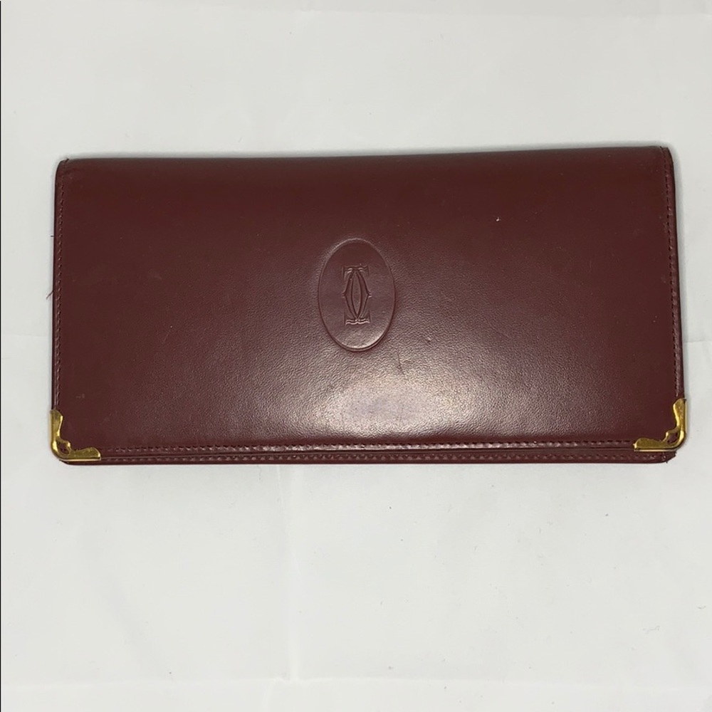 Cartier Wallet Burgundy